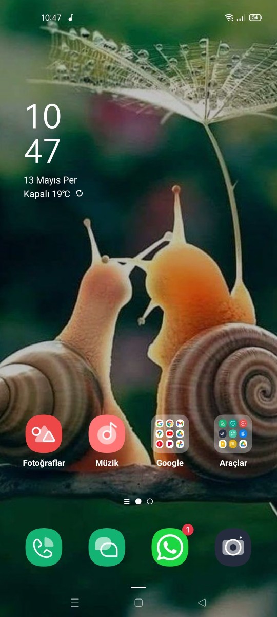 Telefonunux ne? Duvar kağıdı ne kullanıyorsunuz?