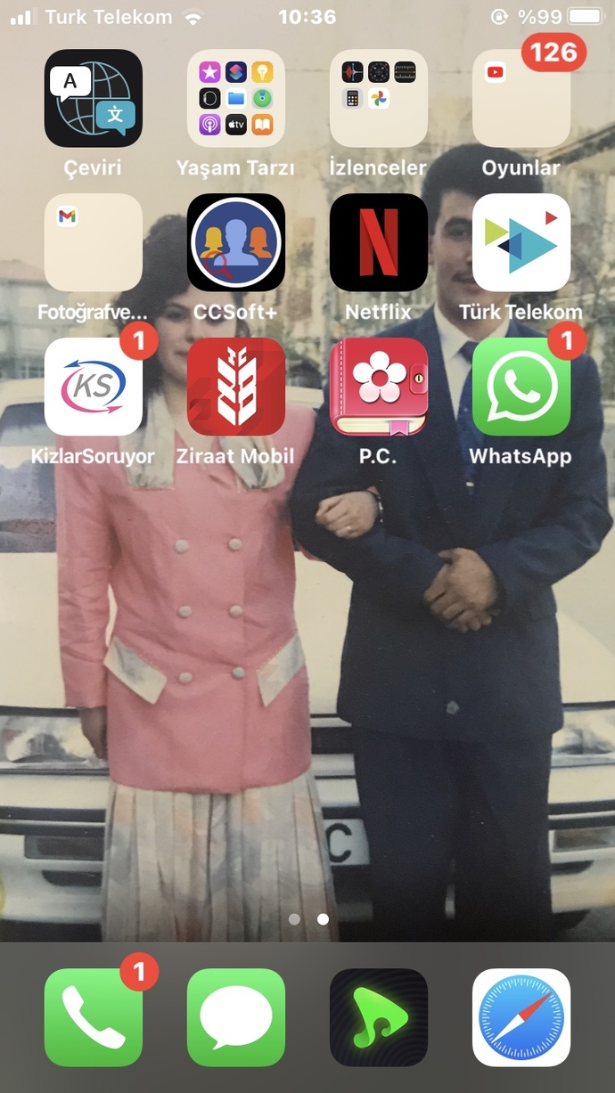 Telefonunux ne? Duvar kağıdı ne kullanıyorsunuz?