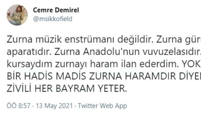 Zurna sesi hakkında ne düşünüyorsunuz? Sizce iğrenç bir enstrüman mı?