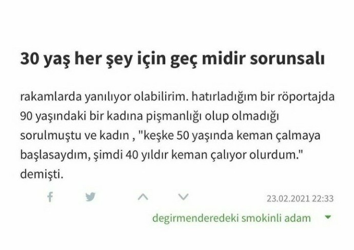 30 yaş her şey için geç midir?
