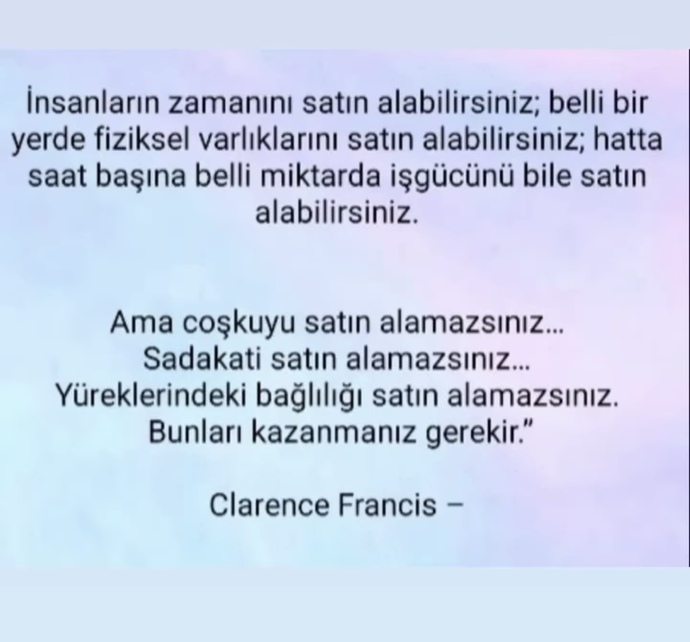 Satın alamadığınız ama kazanmanız gereken şeyler nedir?