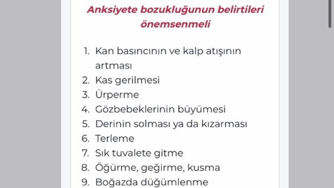 Anksiyete için ne yapılmalı?