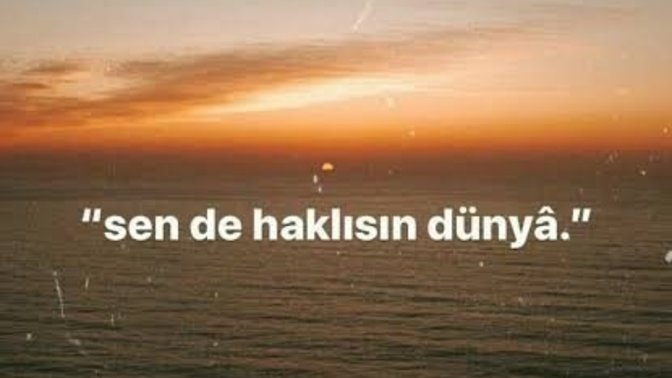 “HAKLISIN” denmesi sizi ne kadar mutlu eder ki?