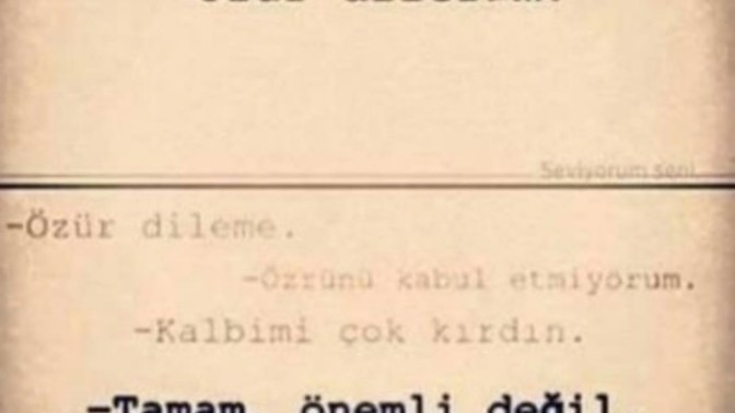 Özrü neden kabul edersiniz?