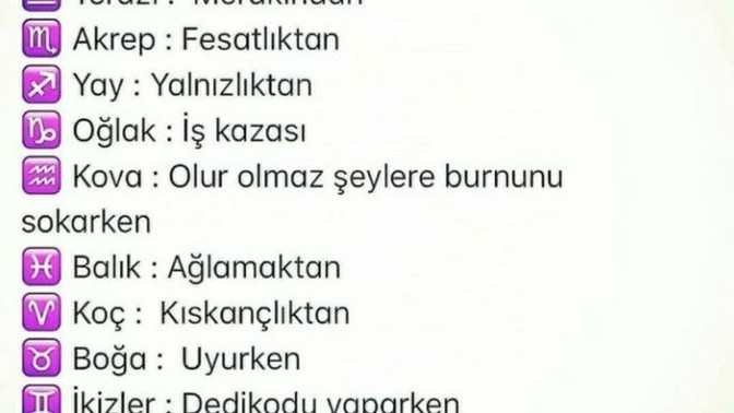 Ölüm sebebinizi merak ediyor musunuz?