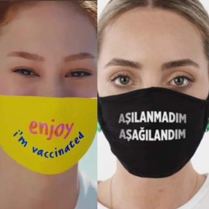 Ülkemizdeki turistleri ürkütmemek için sizin maskenizde ne yazsın isterdiniz?