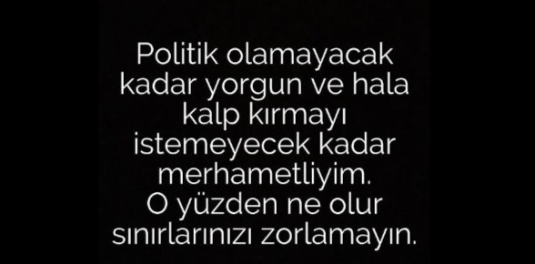 Sizinde sınırlanırızı zorlayan insanlar var mı?