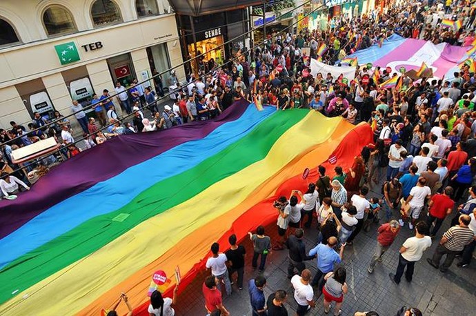 Pride Walk İstanbul İstiklal Caddesi 2014
