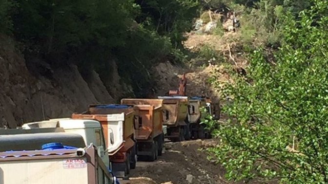 İşkencedere Vadisinde içme suyu sağlanan dere, çamur akmaya başladı?