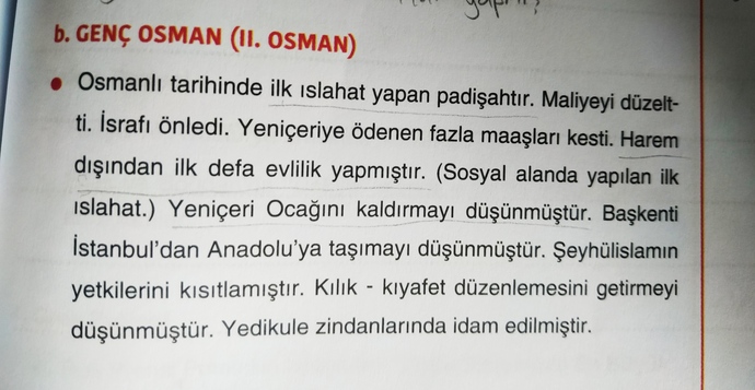Genç Osman ile Atatürk benzerliği?