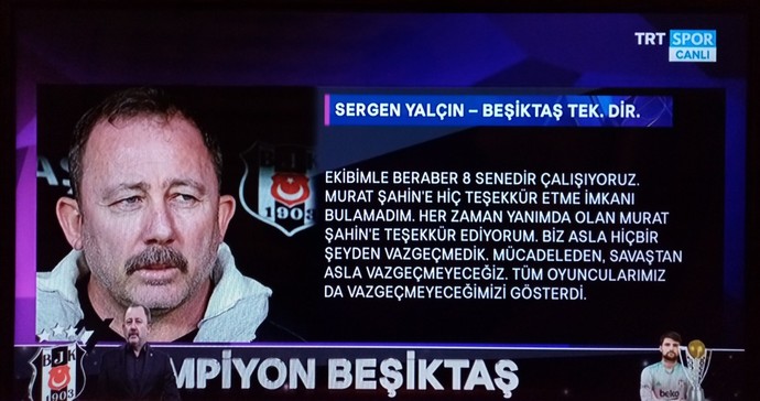 2020-2021 sezonu BEŞİKTAŞ şampiyon oldu. 🥳 Ne hissediyorsunuz?