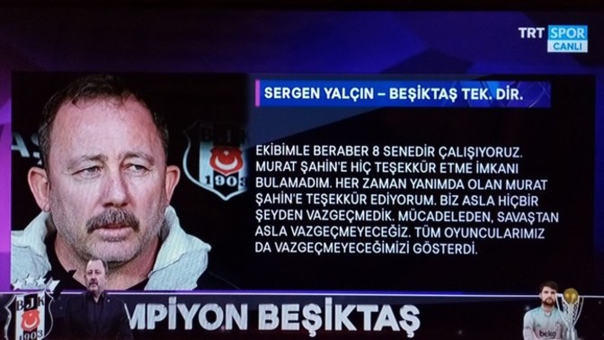 2020-2021 sezonu BEŞİKTAŞ şampiyon oldu. 🥳 Ne hissediyorsunuz?