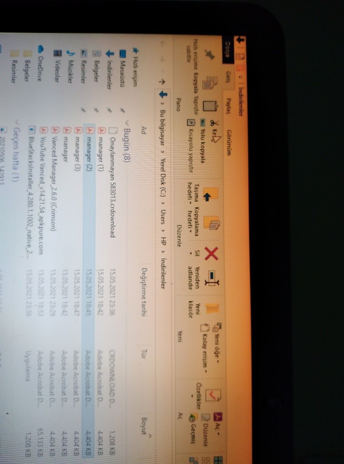 Bilgisayar apk açılamama?
