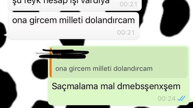 Sevgilim abaza dolandırmak istiyor?