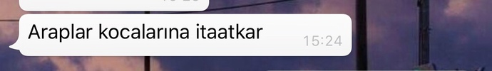Sevgilim arap bir kız istiyor?