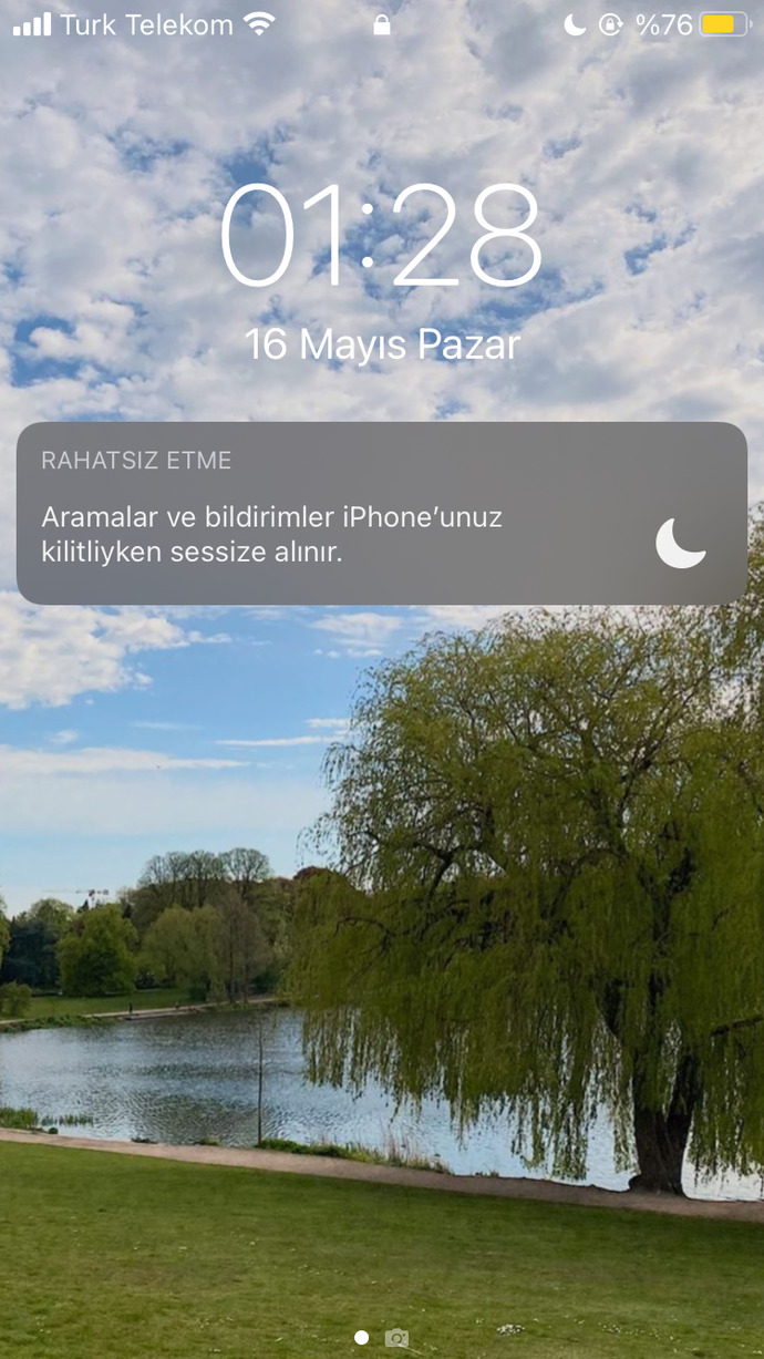 Telefonunuzun duvar kağıdında (ana ekranında) hangi resim var?