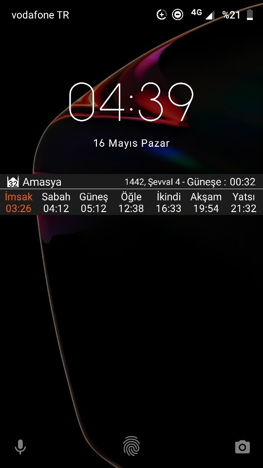 Telefonunuzun duvar kağıdında (ana ekranında) hangi resim var?