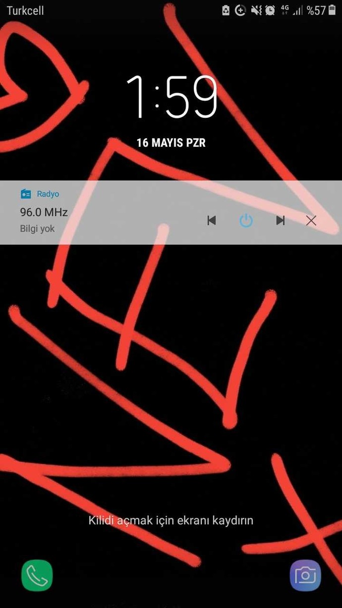 Telefonunuzun duvar kağıdında (ana ekranında) hangi resim var?