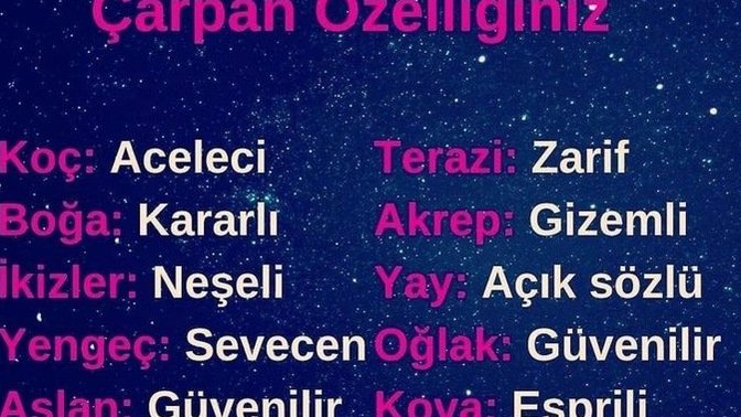 Burcunuza göre göze çarpan özelliğiniz nedir?