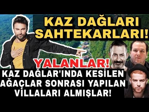 Bizim sanatcilarimiz sadece kaz daglarinda villalari sözkonusu oluncami insan ve doga sevgisi var?