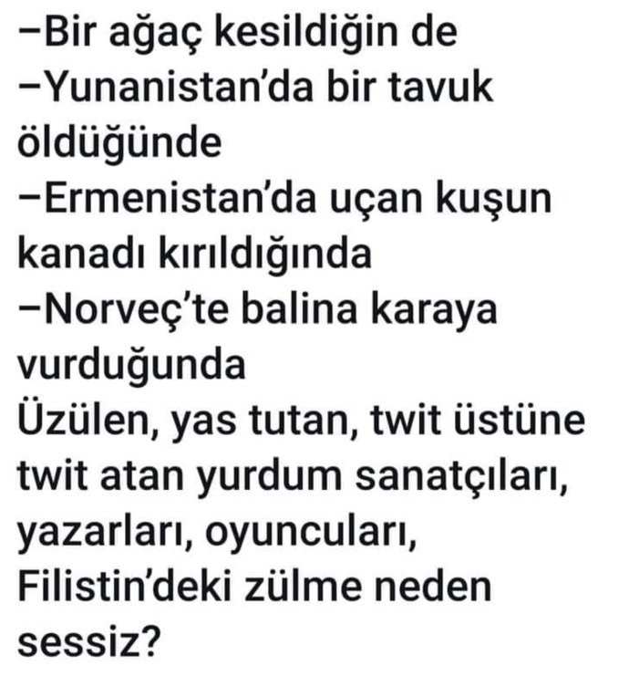 Bizim sanatcilarimiz sadece kaz daglarinda villalari sözkonusu oluncami insan ve doga sevgisi var?