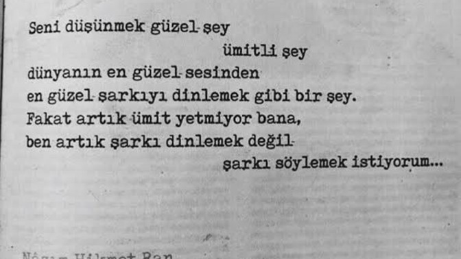 En sevdiğiniz şiir veya şair hangisi?