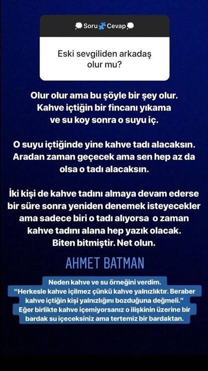 Seni terk eden eski sevgilinle arkadaş olur muydun?