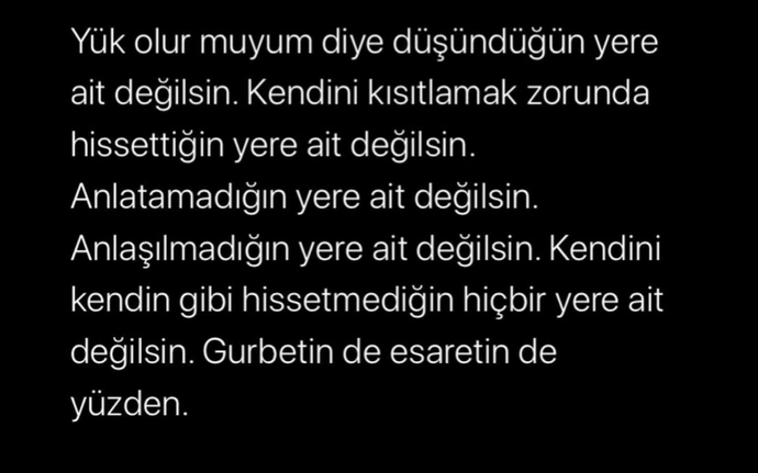 Günaydın uyanamayanlar. Kendinizi nereye ait hissediyorsunuz?