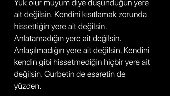 Günaydın uyanamayanlar. Kendinizi nereye ait hissediyorsunuz?