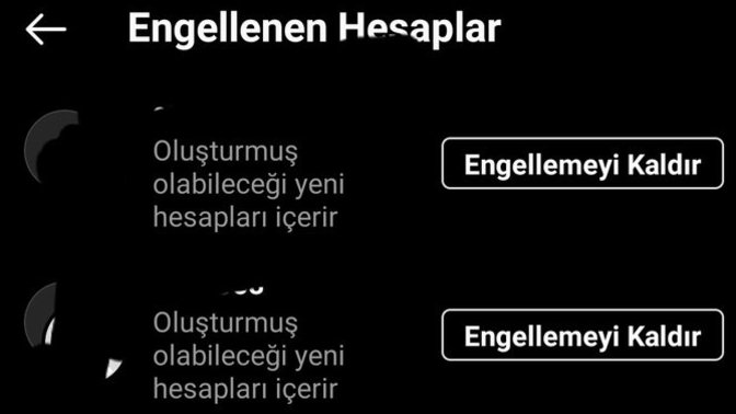 "Oluşturmuş olabileceği yeni hesapları içerir" ne demek İnstagram'da?