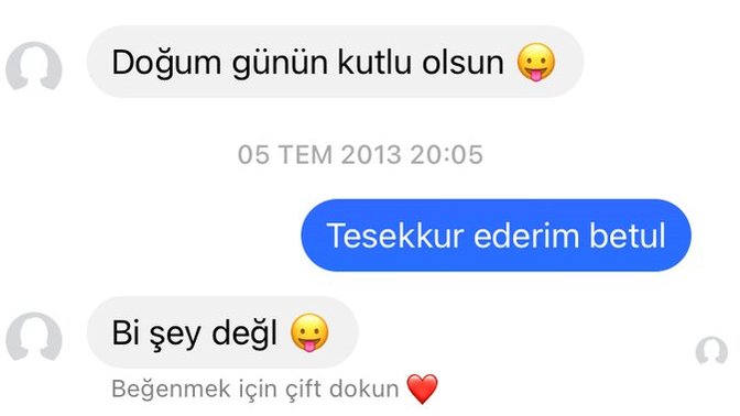 Eski mesajlara bakar mısınız?