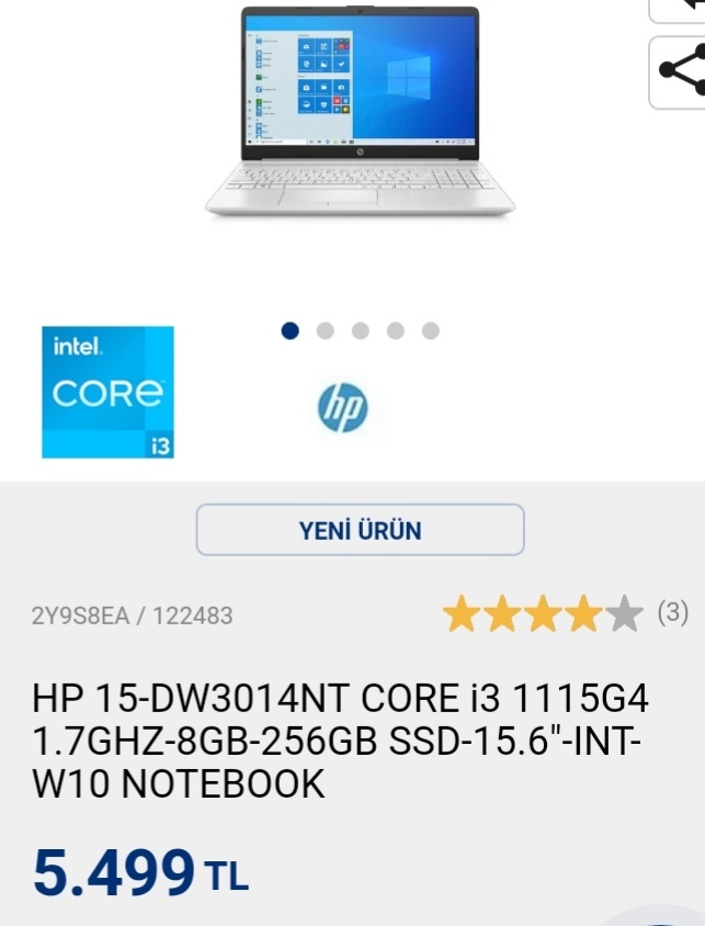 Laptop Önerisi İstiyorum?