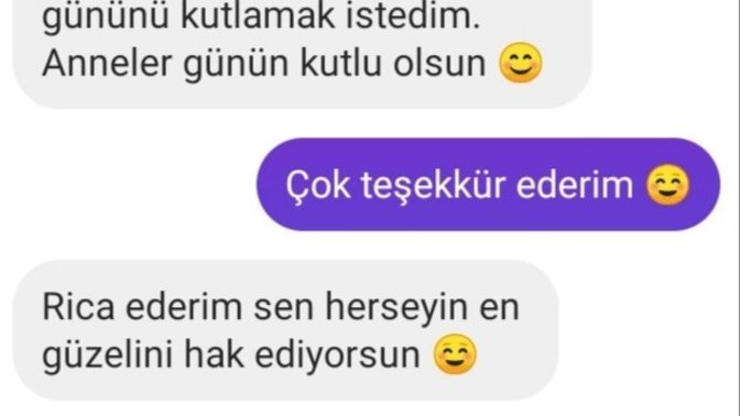 Sizce bu mesajın anlamı ne?