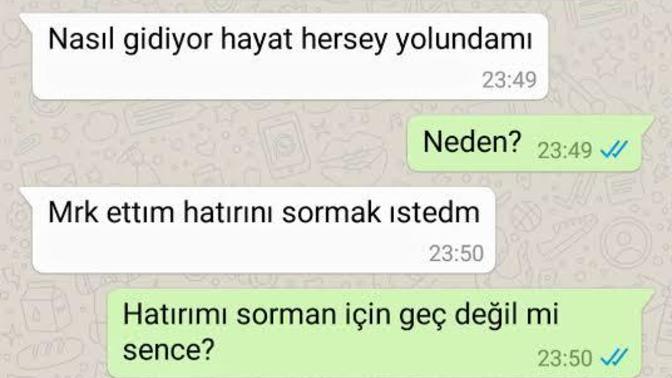 Eski sevgiliyi merak edip hal hatır sormak yanlış mı? Eski sevgiliniz sizin halinizi hatrınızı sorsaydı ne cevap verirdiniz?