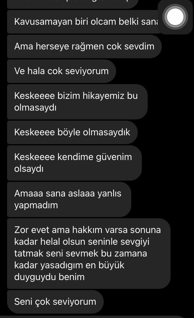 Bu mesajları yazan sizce seviyor mu?