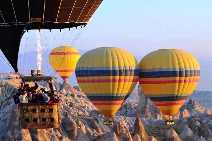 Kapadokyada balona nasıl binebilirim?