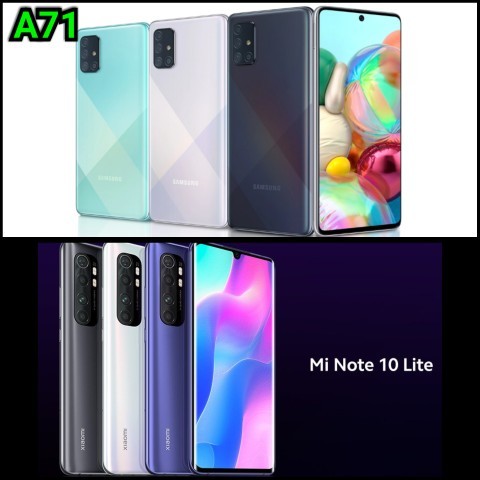 Samsung Galaxy A71 mi? Xiaomi Mi Note 10 Lite mı? İkisi Arasında Hangisini Almak Daha Doğru Seçim Siz Hangisi Tercih ederdiniz?