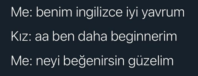 İngilizceniz nasıl hangi seviyede?