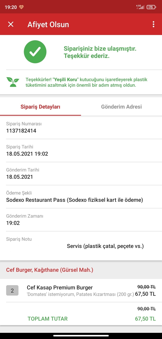 En son ne zaman yemek siparişi verdiniz?