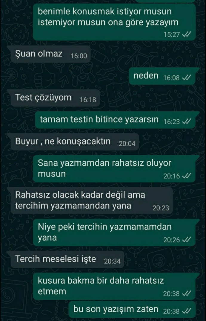 Arkadaşlar bu çocuğu çözemedik. eger iliski islerinden anlayan, insan sarrafi biriyseniz lutfen yardim edermsnz🥺?