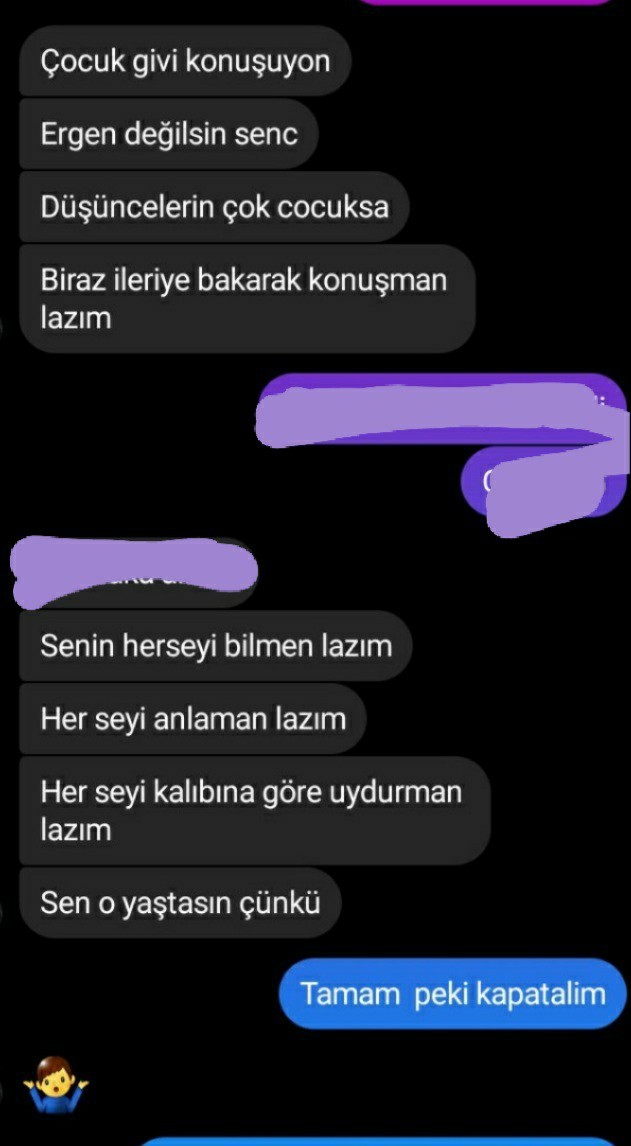 Kadin erkek eşitliğinin olduğuna inanıyormusunuz? Sizce hakimiyim haksızmıyım?