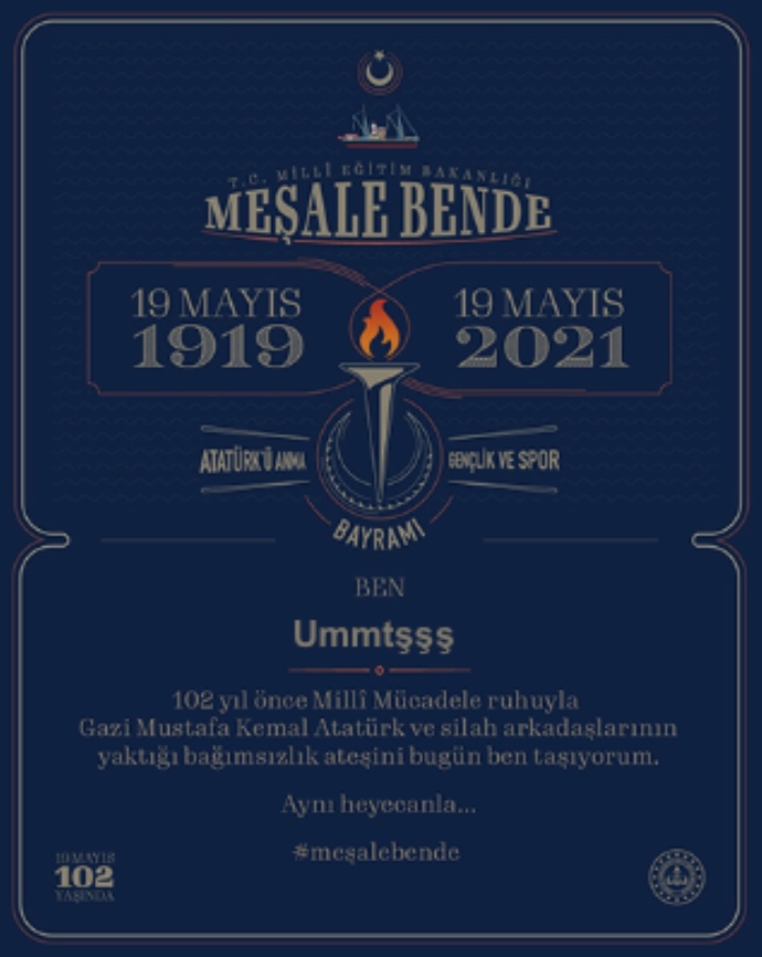 Meşale bende! Meşale kimde?