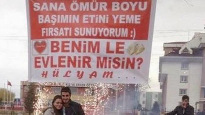 Nasıl bir evlilik teklifi almak istersin 😀😀?