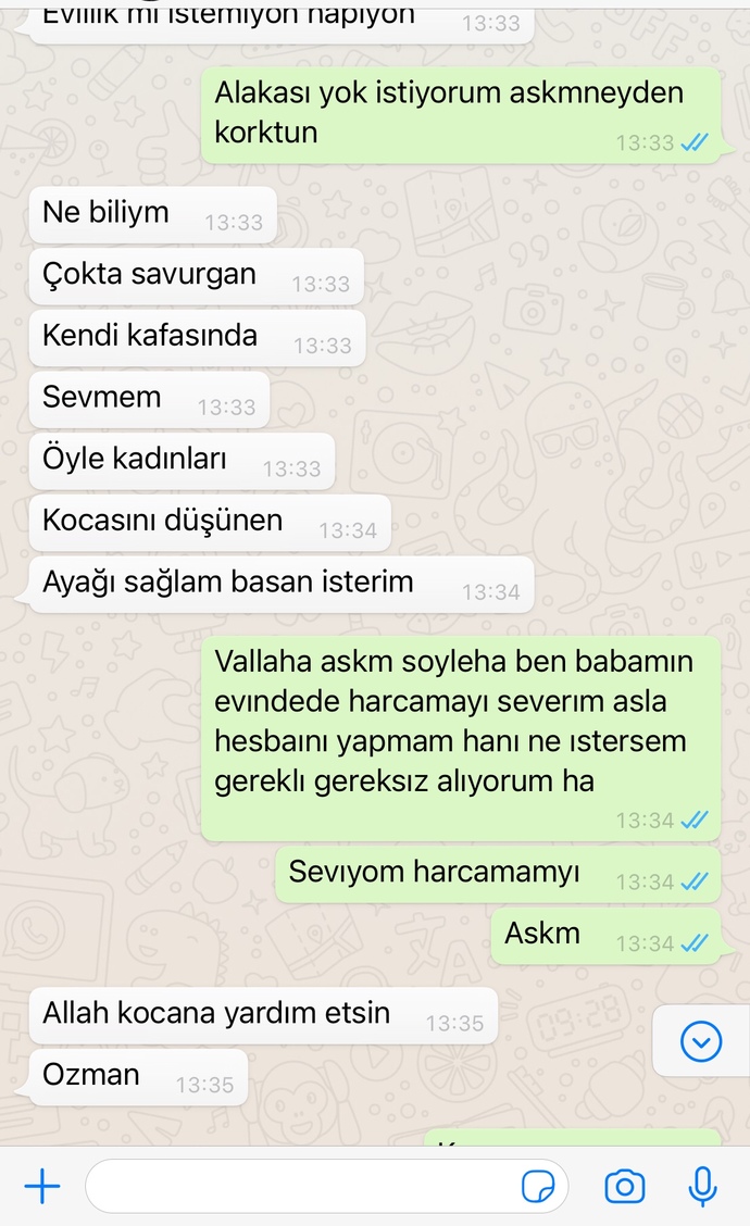Harcamayı sevıyorum dıye boyle soyledı sızce sevıyomu?