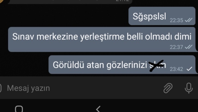 Görüldü yediniz mi hiç?