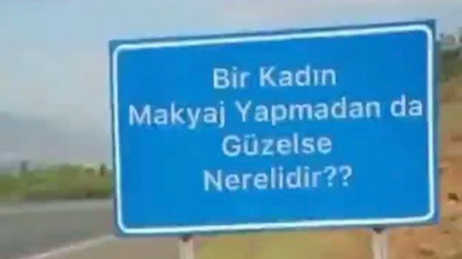 Bir kadın makyaj yapmadan da güzelse nerelidir?
