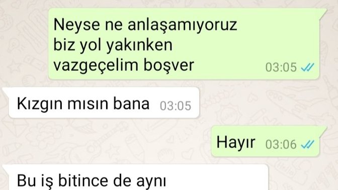 Neden bunu yapar bi erkek? Gelme sebebi ne o zaman?