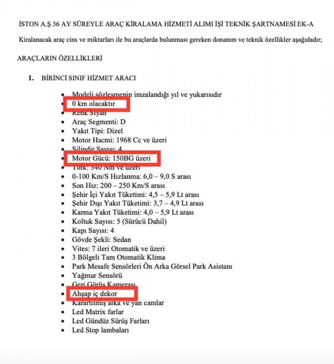 İBBnin araç ihalesi biraz abartılı değil mi?