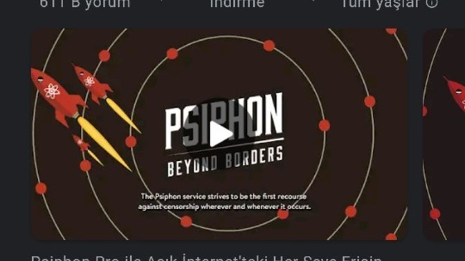 Gerçekten Şaşkın içerisinde ben internet Yok Ama heryere girebiliyorum nasıl oldu bu Psiphon Diye uygulama Sayesinde Giriyorum?