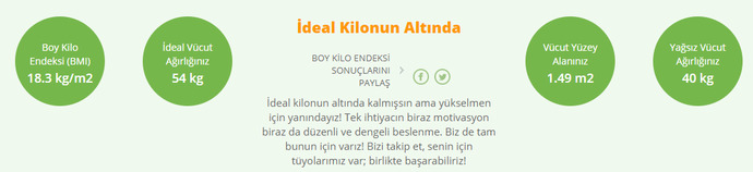Boyum 162 kilom 48 yaşım 20 çok mu zayıfım?